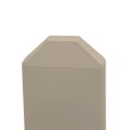 LMT 7/8" x 3" Thin Wall Dog Ear Vinyl Picket Cap for Vinyl Fence Posts (Khaki) - P-78DW-KK