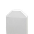LMT 7/8" x 3" (0.700" x 2.850" ID) Dog Ear Vinyl Picket Cap for Vinyl Fence Posts (White) - P-78D-W