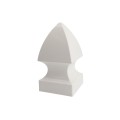 5" x 5" Sq. Gothic Vinyl Post Cap - White LMT 1312-W (PostCaps)