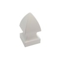 5" x 5" Sq. Gothic Vinyl Post Cap - White LMT 1312-W (PostCaps)