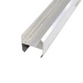 Aluminum Line Post Stiffener - 5" x 5" x 108" Aluminum Line Post Insert For Vinyl Fence Posts (Dimensions Shown)