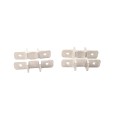 Bufftech 4" x 4" Post EZ Set Brackets for 1 5/8" Round Post (Pair)