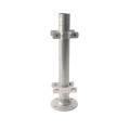 Bufftech 4" x 4" Post EZ Set Brackets for 1 5/8" Round Post (Pair)