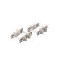 Bufftech 4" x 4" Post EZ Set Brackets for 1 5/8" Round Post (Pair)