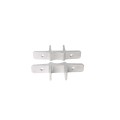 Bufftech 5" x 5" Post EZ Set Brackets for 1 7/8" or 2" Round Posts (Pair)