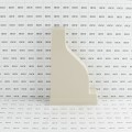 LMT 1 1/2" x 5 1/2" External Pergola Vinyl End Cap for Vinyl Fence Posts (Almond) - A-155P-ALMOND