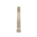 LMT 1 1/2" x 5 1/2" External Pergola Vinyl End Cap for Vinyl Fence Posts (Almond) - A-155P-ALMOND