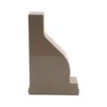 LMT 2" x 6" External Pergola Vinyl End Cap for Vinyl Fence Posts (Khaki) - A-206P-KHAKI