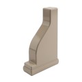 LMT 2" x 6" External Pergola Vinyl End Cap for Vinyl Fence Posts (Khaki) - A-206P-KHAKI