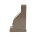 LMT 2" x 6" External Pergola Vinyl End Cap for Vinyl Fence Posts (Khaki) - A-206P-KHAKI