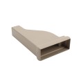 LMT 2" x 6" External Pergola Vinyl End Cap for Vinyl Fence Posts (Khaki) - A-206P-KHAKI