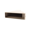 LMT 2" x 8" External Pergola Vinyl End Cap for Vinyl Fence Posts (Khaki) - A-208P-KHAKI
