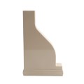LMT 2" x 8" External Pergola Vinyl End Cap for Vinyl Fence Posts (Khaki) - A-208P-KHAKI