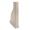 LMT 2" x 8" External Pergola Vinyl End Cap for Vinyl Fence Posts (Khaki) - A-208P-KHAKI