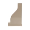 LMT 2" x 8" External Pergola Vinyl End Cap for Vinyl Fence Posts (Khaki) - A-208P-KHAKI