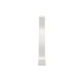 LMT 2" x 8" External Pergola Vinyl End Cap for Vinyl Fence Posts (White) - A-208P-WHITE