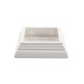LMT A-44PT-WHITE 4" Sq New England Vinyl Post Trim - White