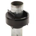 4" Adjustable 2-Piece Post Socket Adjustable Vinyl Fence Donut Post Leveling Collar 1 7/8" Round Posts- APSB4