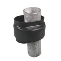 5" One-Piece Post Socket Adapter Leveling Collar for Vinyl Fencing - Fits 2 1/2" (2 3/8" OD) Round Posts - APSB5-2381P