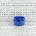 Blue Professional Vinyl Fence Super Donut For 5" x 5" Vinyl Post and 2" (1 7/8" OD) Pipe No Dig Vinyl Fence Post Leveling Collar