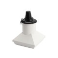 LMT BuzzCap 5" x 5" or 4" x 4" Mosquito Torch Post Cap - White (PostCaps)