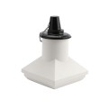 LMT BuzzCap 5" x 5" or 4" x 4" Mosquito Torch Post Cap - White (PostCaps)