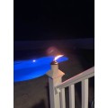 LMT BuzzCap 5" x 5" or 4" x 4" Mosquito Torch Post Cap - White (PostCaps)