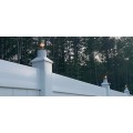 LMT BuzzCap 5" x 5" or 4" x 4" Mosquito Torch Post Cap - White (PostCaps)