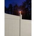 LMT BuzzCap 5" x 5" or 4" x 4" Mosquito Torch Post Cap - White (PostCaps)