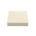 LMT C-5R9NA 5" x 5" External Pyramid Vinyl Post Cap - Almond
