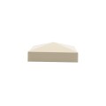 LMT C-5R9NA 5" x 5" External Pyramid Vinyl Post Cap - Almond