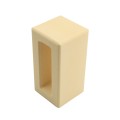 Vinyl Fence Gate Post Insert for Rail Support | 1.5" x 5.5" x 4"