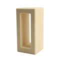 Vinyl Fence Gate Post Insert for Rail Support | 2" x 6" x 4"