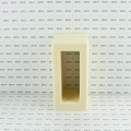 Vinyl Fence Gate Post Insert for Rail Support | 2" x 6" x 4"