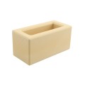 Vinyl Fence Gate Post Insert for Rail Support | 2" x 6" x 4"
