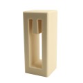 Vinyl Fence Gate Post Insert for Nexus Pocket Rail Support | 2" x 7" x 4"