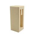 Vinyl Fence Gate Post Insert for Nexus Pocket Rail Support | 2" x 7" x 4"
