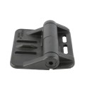 LMT Heavy-Duty Self-Closing Adjustable Gate Hinges for 1 5/8" to 3" [2 7/8" OD] Round Posts to Round Gate Automatic Closing Nylon Hinges (Pair)