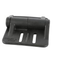 LMT Heavy-Duty Self-Closing Adjustable Gate Hinges for 1 5/8" to 3" [2 7/8" OD] Round Posts to Round Gate Automatic Closing Nylon Hinges (Pair)