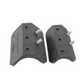 LMT Heavy-Duty Self-Closing Adjustable Gate Hinges for 1 5/8" to 3" [2 7/8" OD] Round Posts to Round Gate Automatic Closing Nylon Hinges (Pair)