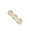 LMT 1 1/2" x 5 1/2" (1.320" x 5.290" Inside Dimension) Internal Vinyl End Cap for Vinyl Fence Rails (Almond) - EC-1555-ALMOND