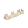 LMT 1 1/2" x 5 1/2" (1.320" x 5.290" Inside Dimension) Internal Vinyl End Cap for Vinyl Fence Rails (Beige) - EC-1555-BEIGE