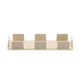 LMT 1 1/2" x 5 1/2" (1.320" x 5.290" Inside Dimension) Internal Vinyl End Cap for Vinyl Fence Rails (Beige) - EC-1555-BEIGE