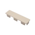 LMT 1 1/2" x 5 1/2" (1.320" x 5.290" Inside Dimension) Internal Vinyl End Cap for Vinyl Fence Rails (Khaki) - EC-1555-KHAKI