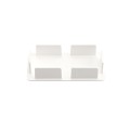 LMT 1 3/4" x 3 1/2" Internal Vinyl End Cap for Vinyl Fence Posts (White) - EC-1735-WHITE (EndCaps)
