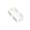 LMT 1 3/4" x 3 1/2" Internal Vinyl End Cap for Vinyl Fence Posts (White) - EC-1735-WHITE (EndCaps)