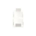 LMT 1 3/4" x 3 1/2" Internal Vinyl End Cap for Vinyl Fence Posts (White) - EC-1735-WHITE (EndCaps)