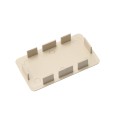 LMT 2" x 3 1/2" (1.750" x 3.250" ID) Internal Vinyl End Cap for Vinyl Fence Posts (Almond) - EC-235-ALMOND (EndCaps)