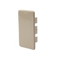 LMT 2" x 3 1/2" (1.750" x 3.250" ID) Internal Vinyl End Cap for Vinyl Fence Posts (Almond) - EC-235-ALMOND (EndCaps)