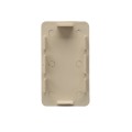 LMT 2" x 3 1/2" (1.750" x 3.250" ID) Internal Vinyl End Cap for Vinyl Fence Posts (Almond) - EC-235-ALMOND (EndCaps)